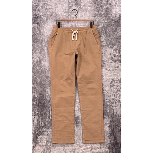 New Marine Layer Pants Medium Mens Saturday Slim Straight Faded